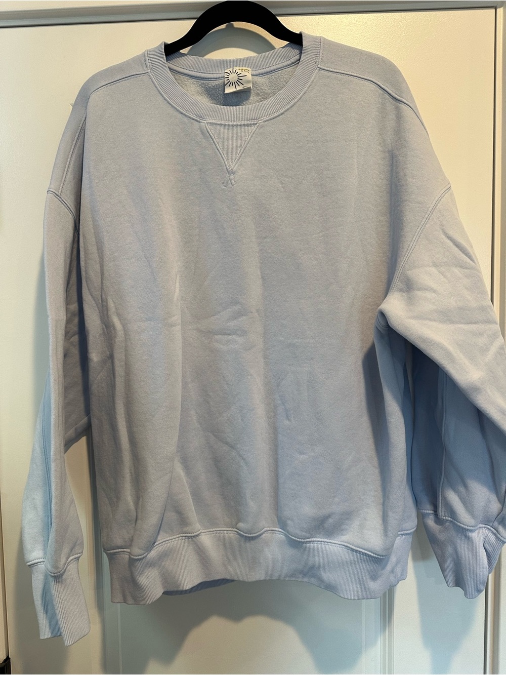 Women's Crewneck Sweatshirt in Pale Blue